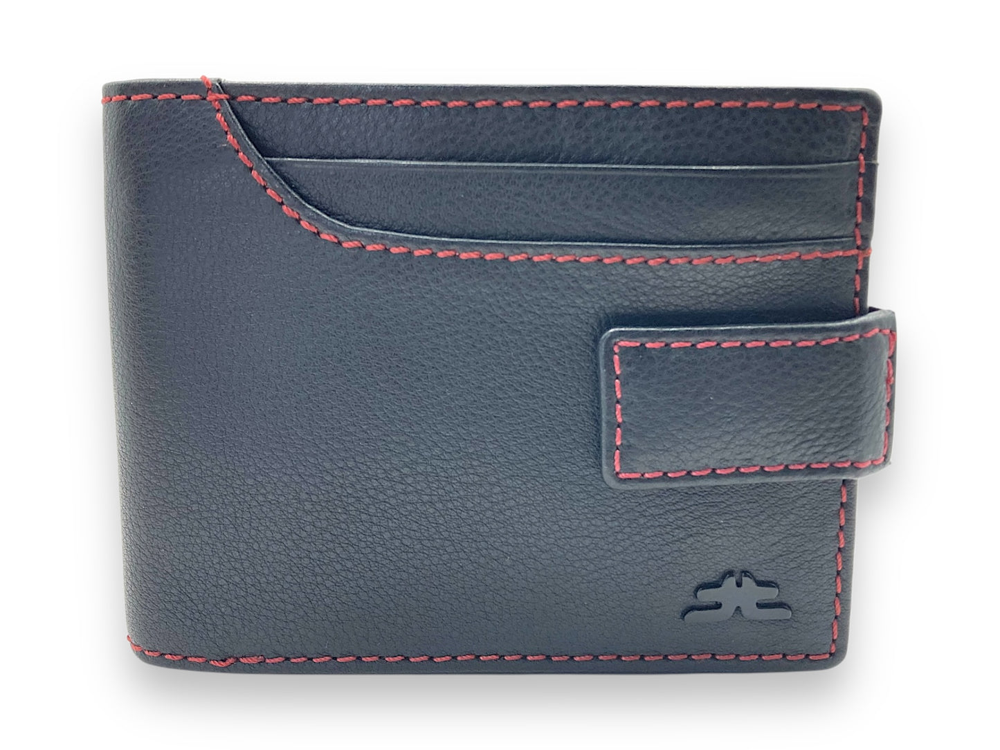 VIP - RFID Maximum Card & Coin, Men's Bifold Wallet With Elastic Loop Lock, Inside Zip # 1244 EL.Loop