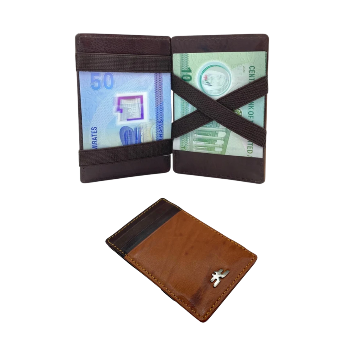 Magic Card Case & Cash Wallet Two Side Open # 1598 MAGIC
