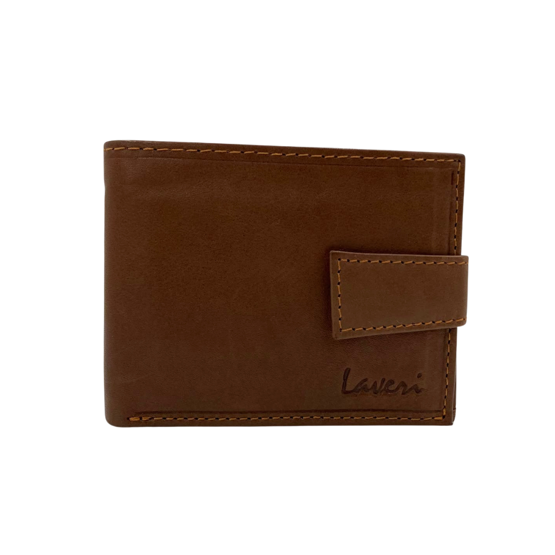 Mens Genuine Leather Mens wallet Leather Lined Bi fold Wallet For Men # 1426L