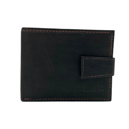 Mens Genuine Leather Mens wallet Leather Lined Bi fold Wallet For Men # 1326L