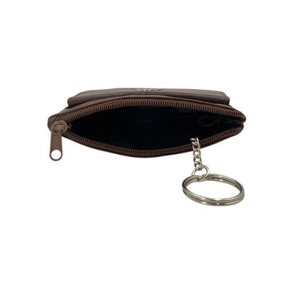 Slim Travel Top Zipper Cards, Cash, Coins & Key Wallet RFID # 1372