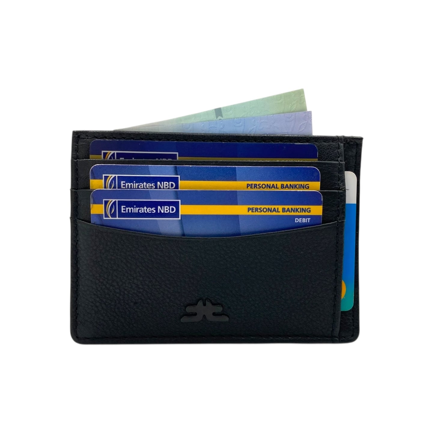 Super Slim Genuine Leather Card Holder With Zip # 685NZ