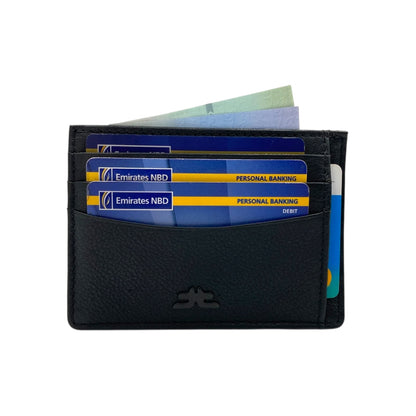 Super Slim Genuine Leather Card Holder With Zip # 685NZ