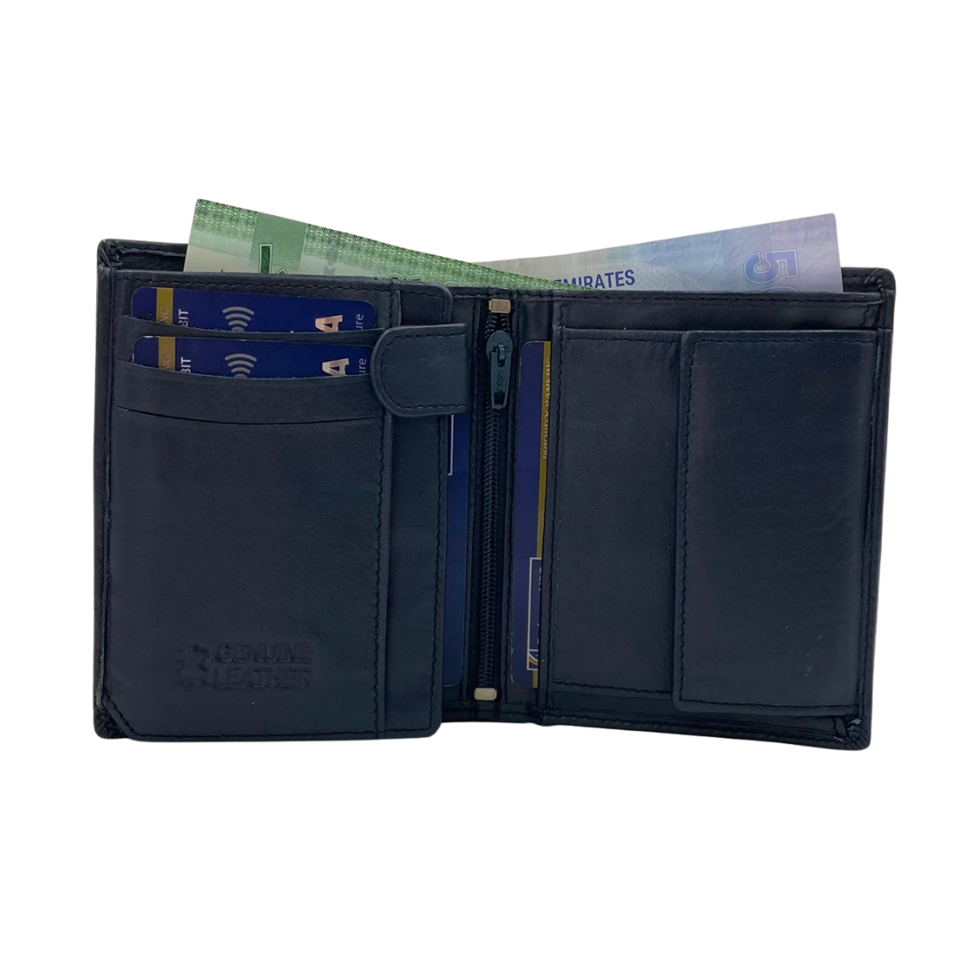 Standing Mens Collection Bi-Fold Wallet # 1517S