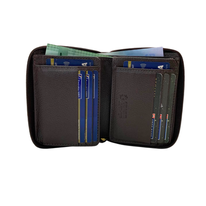 Pebble Texture 8 Card Billfold Wallet # 4101Z