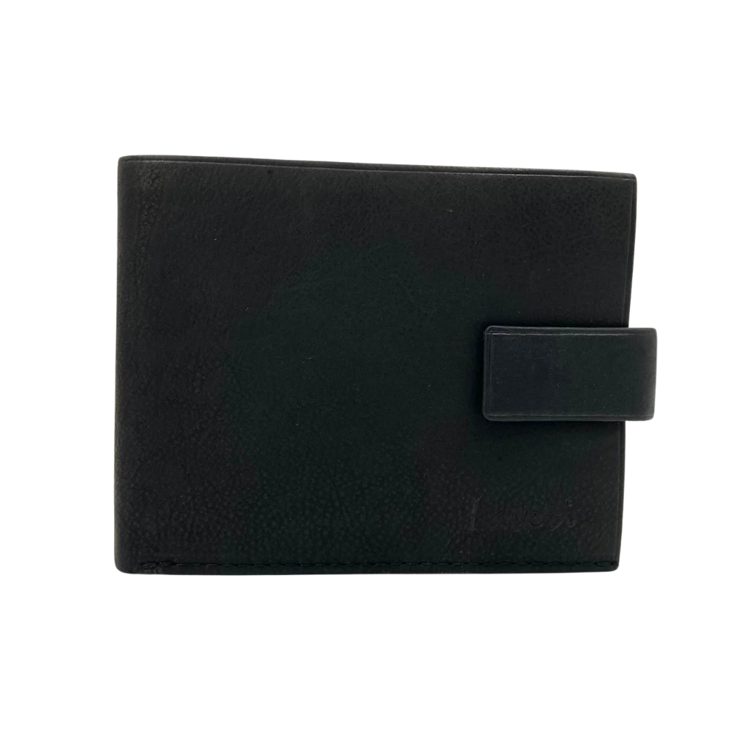 Mens Genuine Leather Mens wallet Leather Lined Bi fold Wallet For Men # 1247L