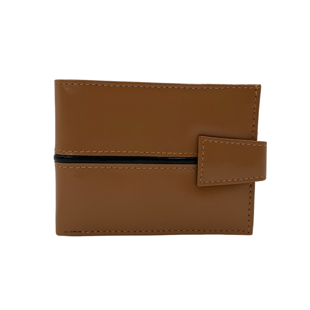 Classic Men's Waterproof Bifold Leather Wallet with Flip ID Window #1728L (C.L.)
