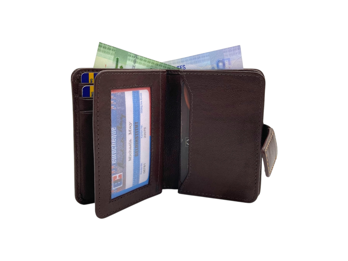Compact Credit Cards & Cash Wallet With RFID # 4193A [EL.LOOP]
