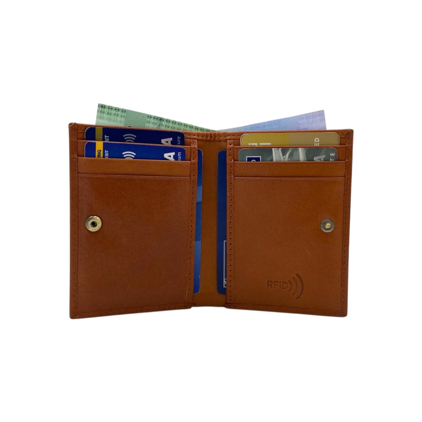 Italian Leather RFID Card Holder # 1977L