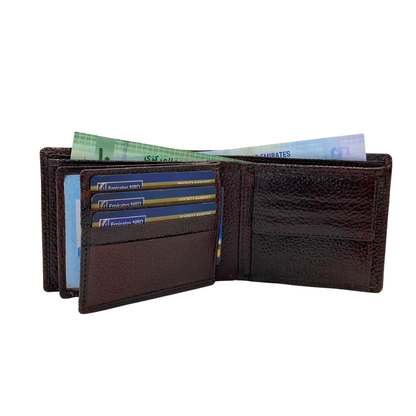 Pebble Texture 8 Card Billfold Wallet # 983C
