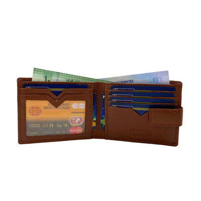 Pebble Texture 6 To 8 Card Slots Wallet # 1138L