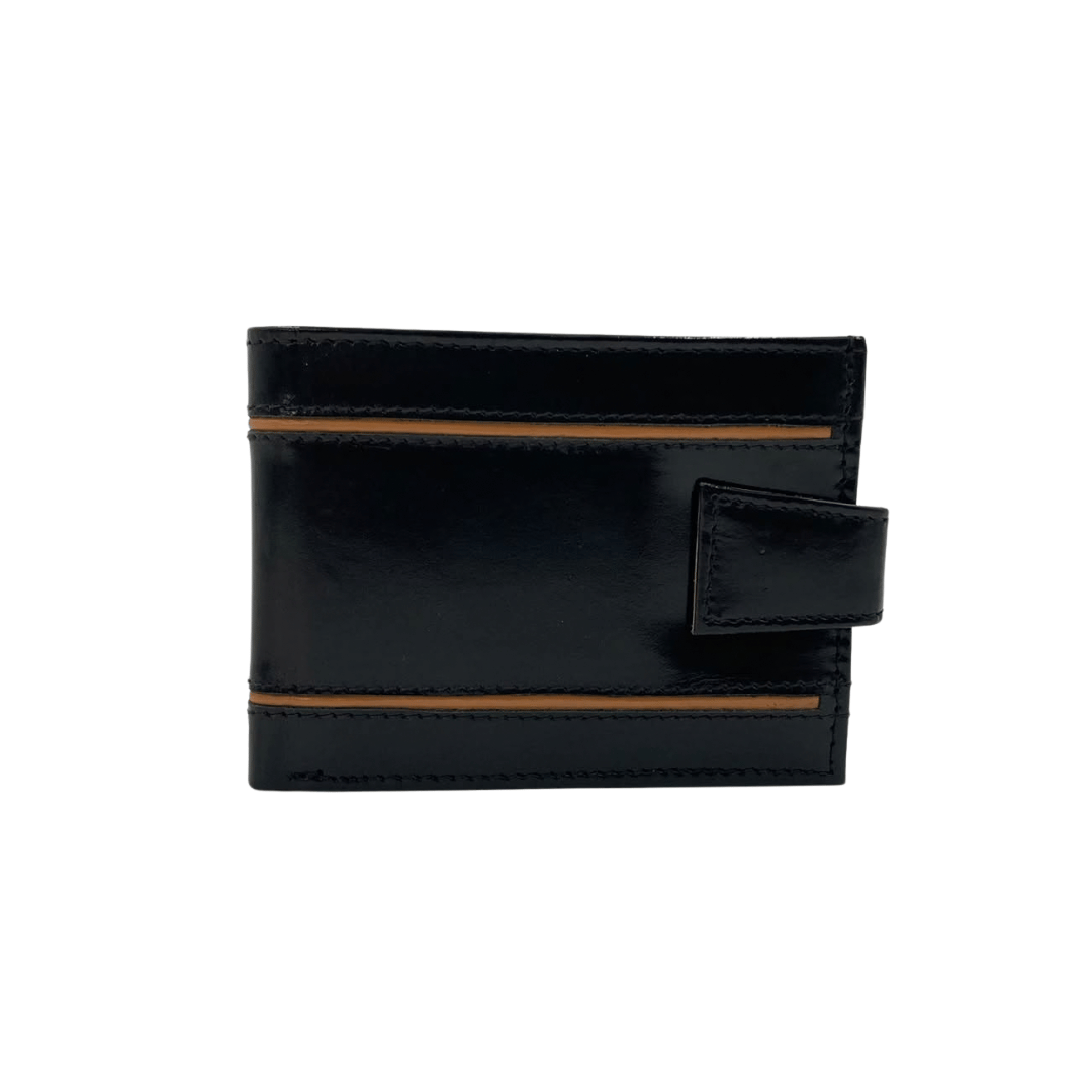 Classic Men's Waterproof Bifold Leather Wallet with Flip ID Window # 892L (D.L.)