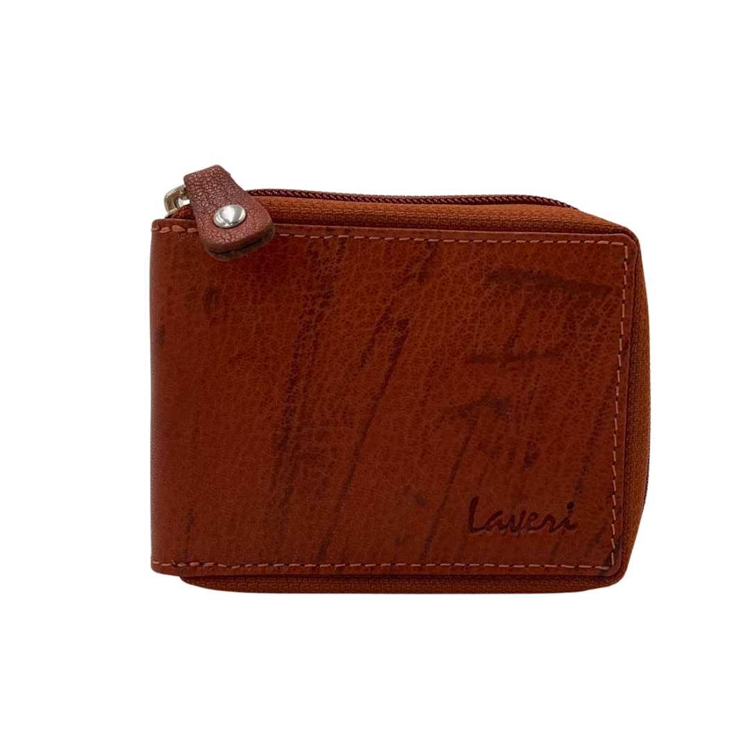 Fullzip leather mens Wallet #1074Z