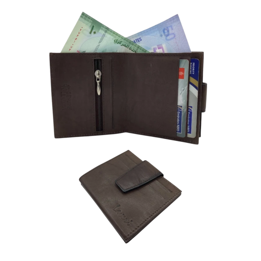 Compact Size Card, Cash & Coin Wallet 12 Card Space  # 4258M