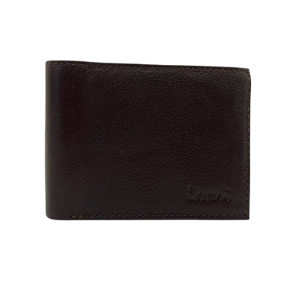 Mens Genuine Leather Mens wallet Leather Lined Bi fold Wallet For Men # 1013