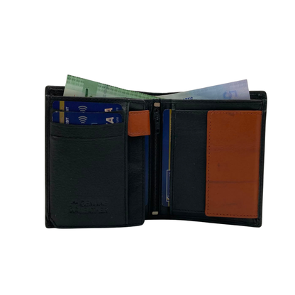 Standing Mens Collection Bi-Fold Wallet # 1517S