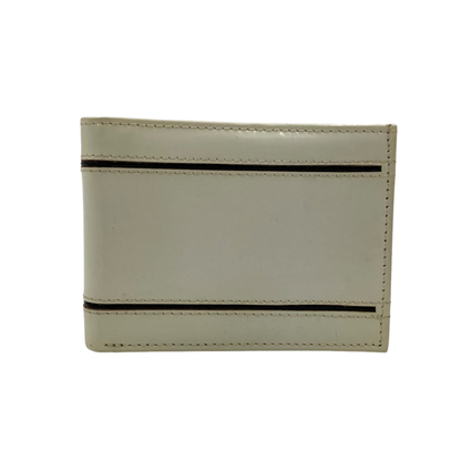 Classic Men's Waterproof Bifold Leather Wallet with Flip ID Window #1728 (D.L.)