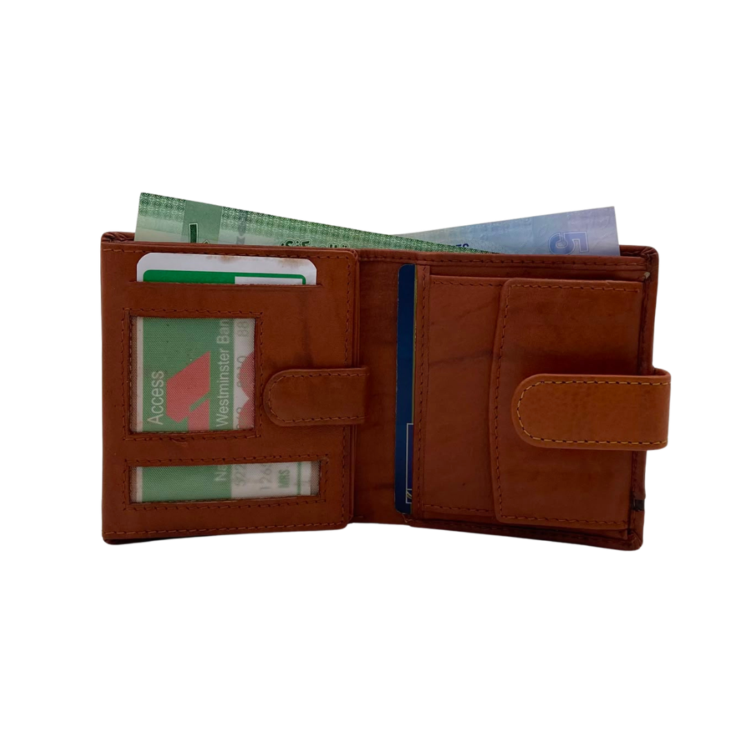 Standing Mens Collection Bi-Fold Wallet # 664CL