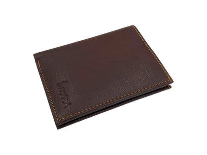 Slim Bifold Inside Button Card & Cash Wallet # RFID 1977BL
