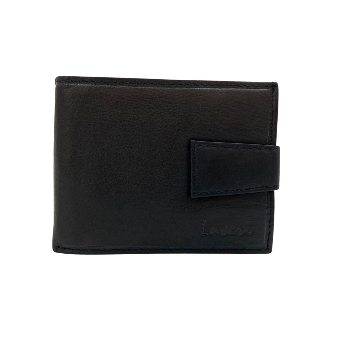Mens Genuine Leather Mens wallet Leather Lined Bi fold Wallet For Men # 983AL