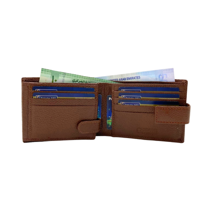 Pebble Texture 8 Card Billfold Wallet # 1013L