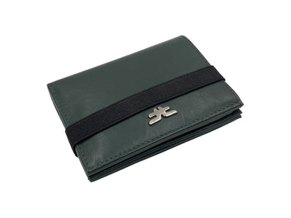Small Bifold Cards Wallet # RFID 4018 Elastic