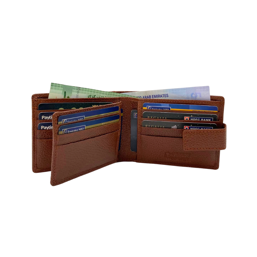Pebble Texture 8 Card Billfold Wallet # 4094NL