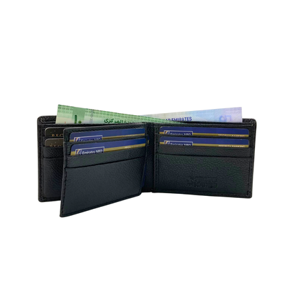 Pebble Texture 8 Card Billfold Wallet # 1074