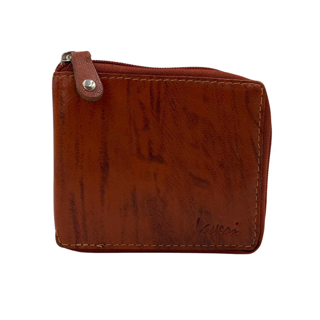 Fullzip leather mens Wallet #1261Z