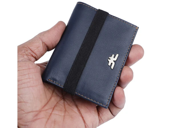 Slim Bifold Inside Button Card & Cash Wallet # RFID 1977EL
