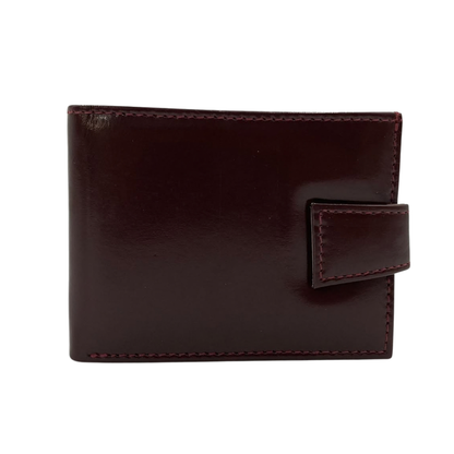 Classic Men's Waterproof Bifold Leather Wallet with Flip ID Window #892L