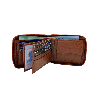Pebble Texture 8 Card Billfold Wallet # 983CZ