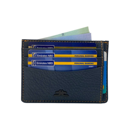 Super Slim Genuine Leather Card Holder With Zip # 685NZ
