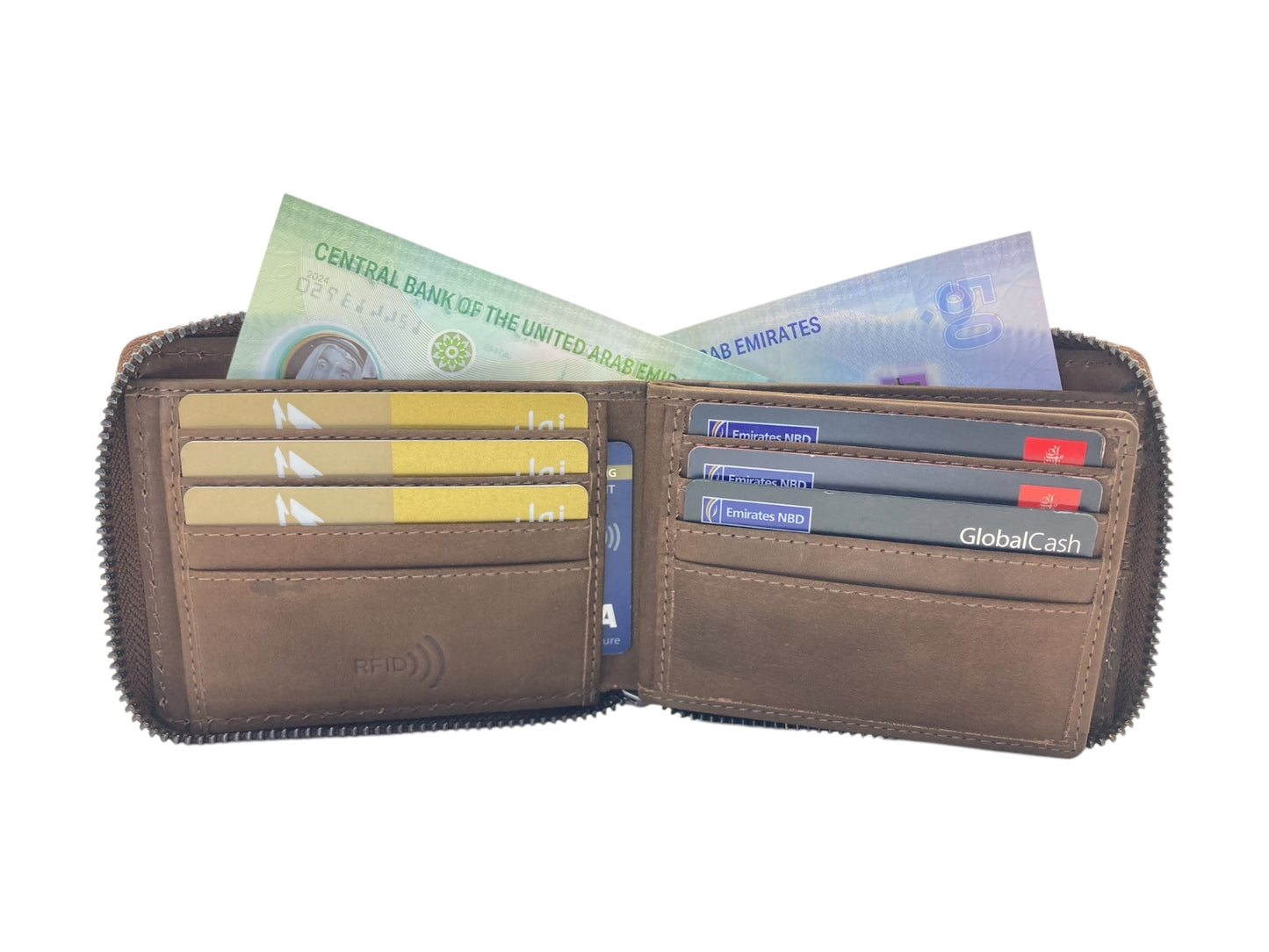 VIP Vintage Men's Fullzip Wallet # RFID 983AZ
