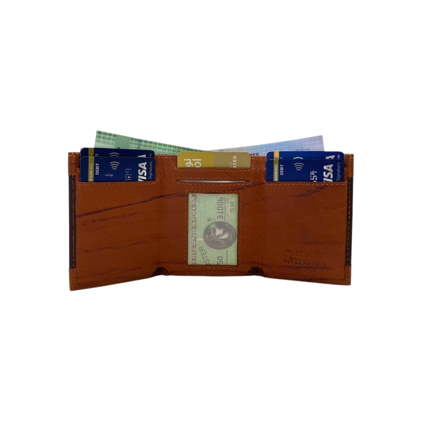 Trifold Wallet Small Size Elastic # 1891[11]-EL