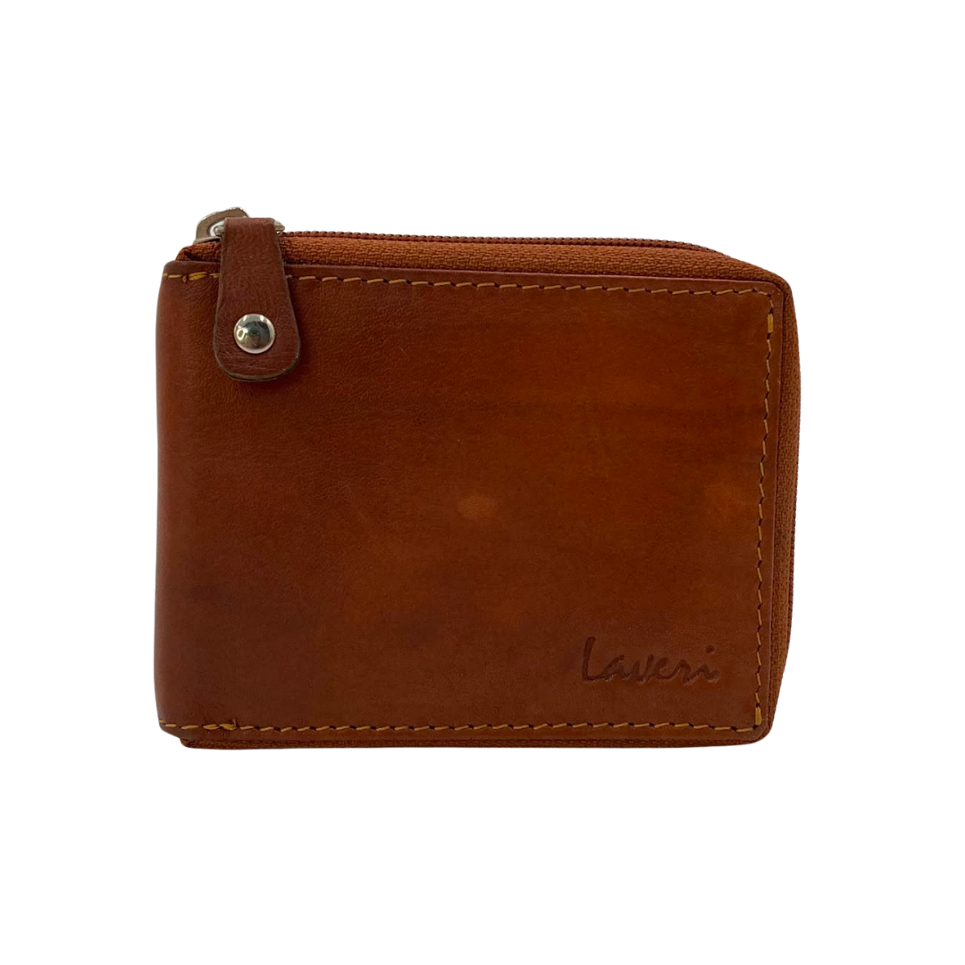 Fullzip leather mens Wallet #1426Z