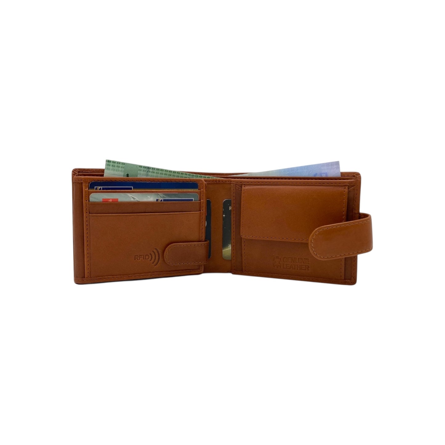 Italian Leather RFID Wallet  #  1013CL
