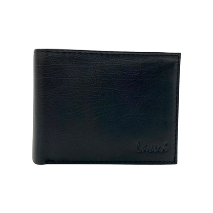 Mens Genuine Leather Mens wallet Leather Lined Bi fold Wallet For Men # 1013