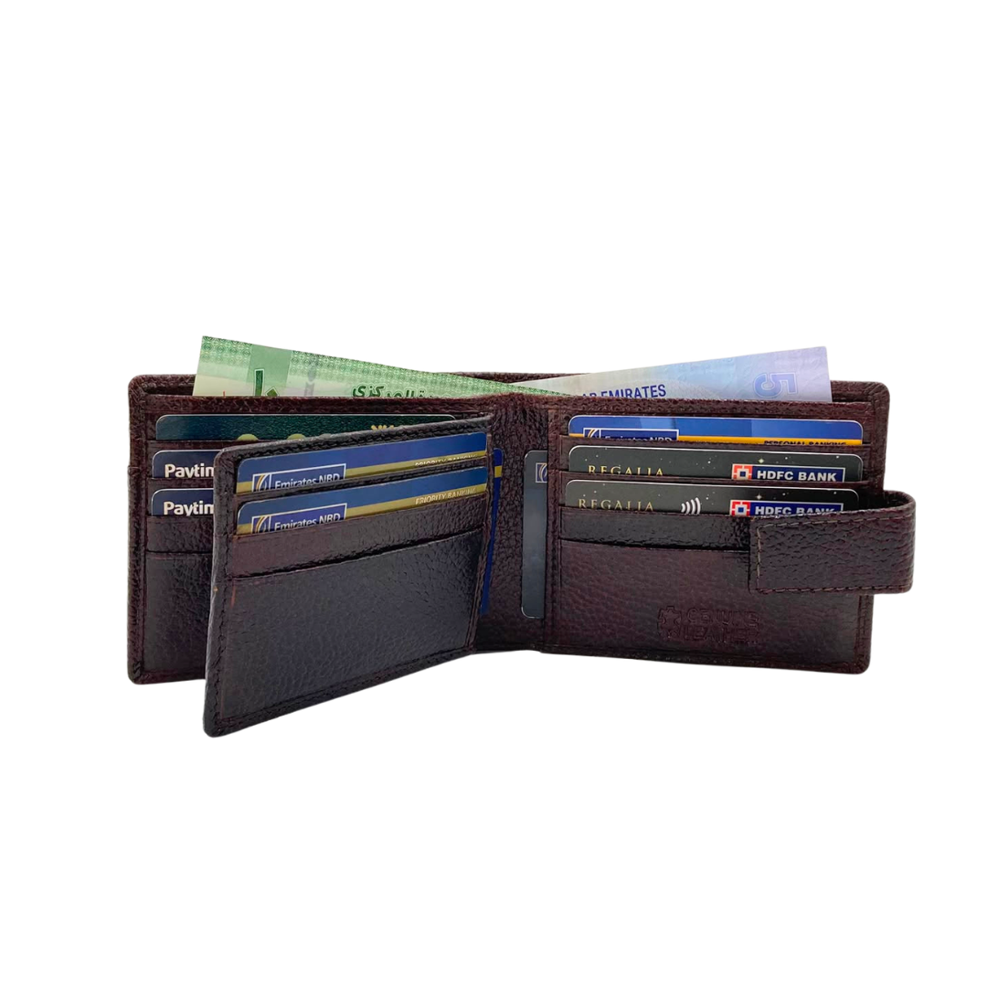 Pebble Texture 8 Card Billfold Wallet # 4094NL