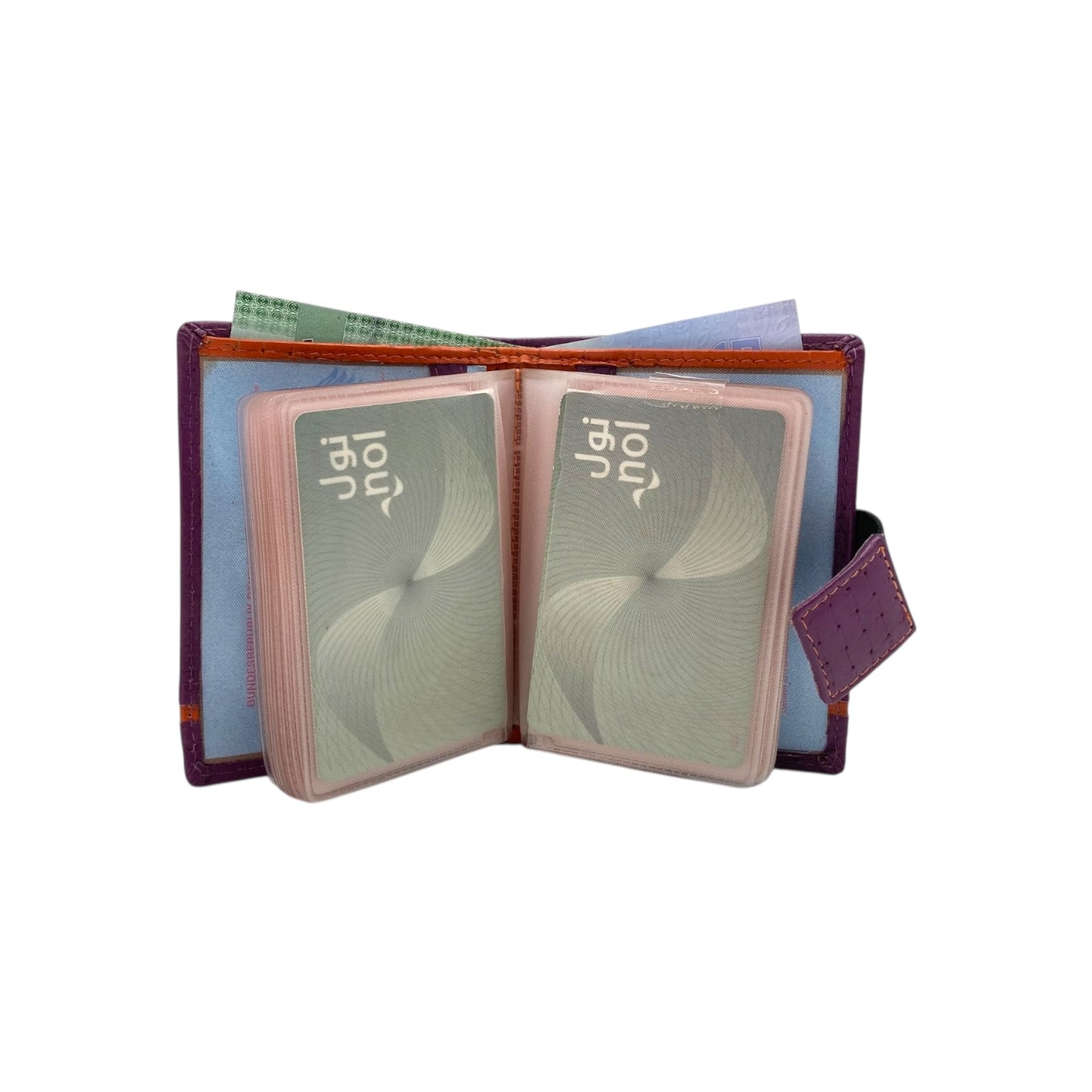 Compact Multiple Cards  & Cash Wallet # 1865NM [EL.LOOP]