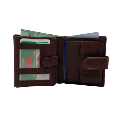 Standing Mens Collection Bi-Fold Wallet # 664CL