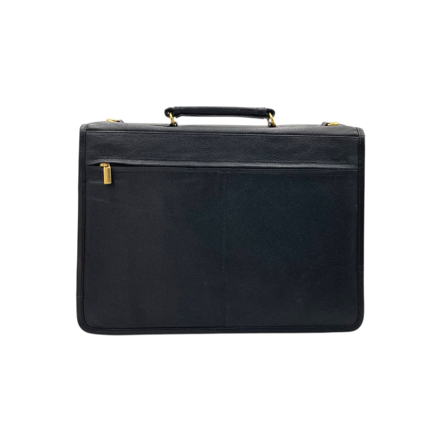 Office Laptop & Document Leather Bag With Flap Lock # 2025Z