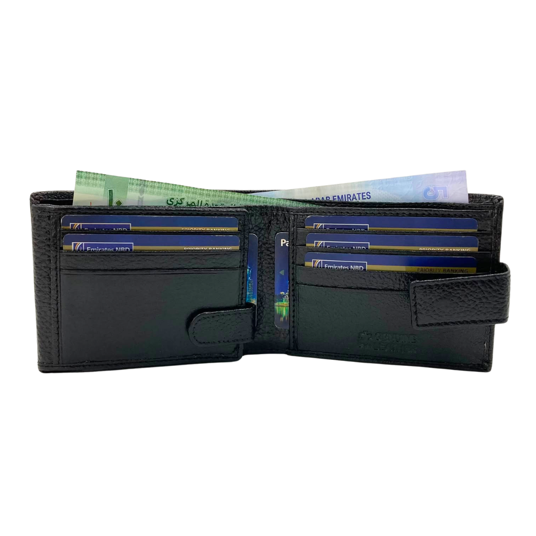 Pebble Texture 8 Card Billfold Wallet # 1013L