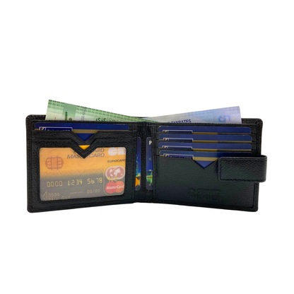 Pebble Texture 6 To 8 Card Slots Wallet # 1138L