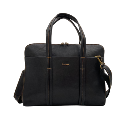 Expandable Leather Laptop Organiser Premium  # 2920