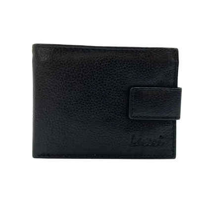 Mens Genuine Leather Mens wallet Leather Lined Bi fold Wallet For Men # 1326L