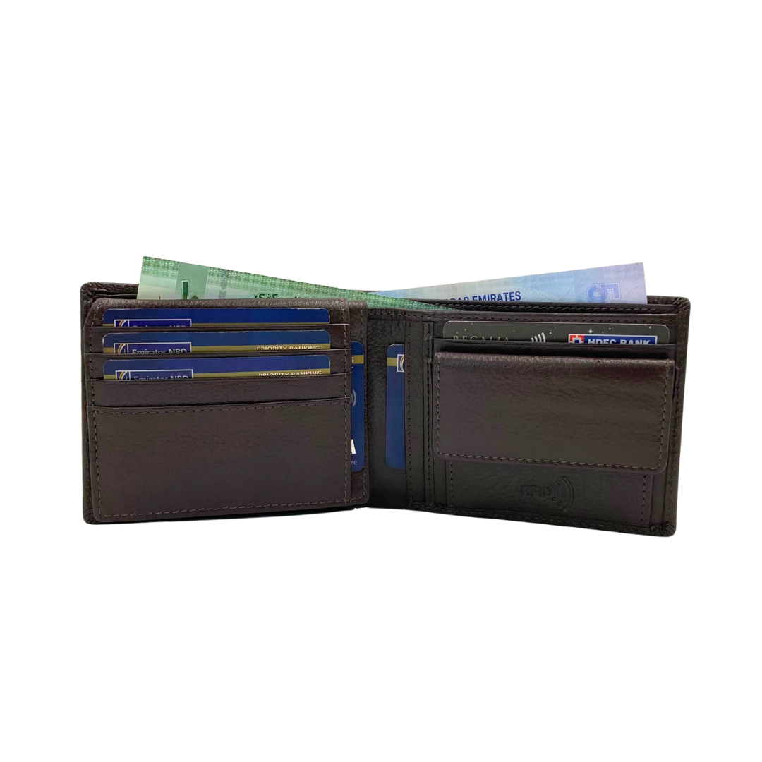 Pebble Texture 8 Card Billfold Wallet # 4562C
