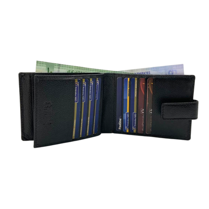 Pebble Texture 8 Card Billfold Wallet # 1888L