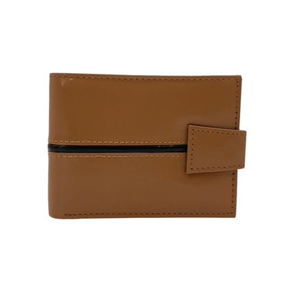 Classic Men's Waterproof Bifold Leather Wallet with Flip ID Window # 892L (C.L.)