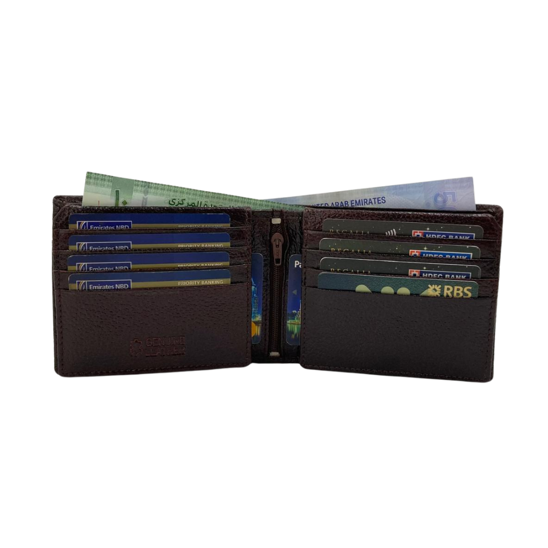 Pebble Texture 8 Card Billfold Wallet # 1244NL